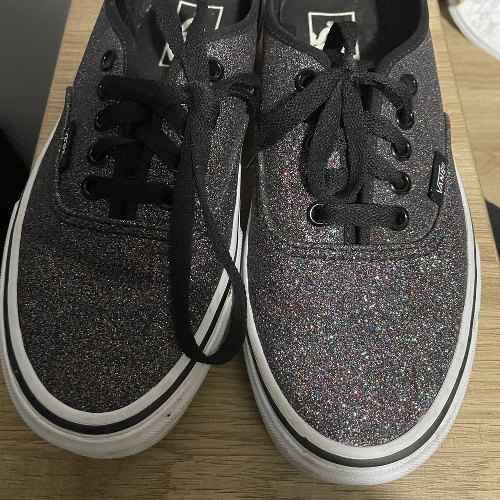 Glitter Vans. Size 9.